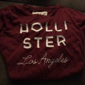 Teen girls burgundy tee shirt size extra small